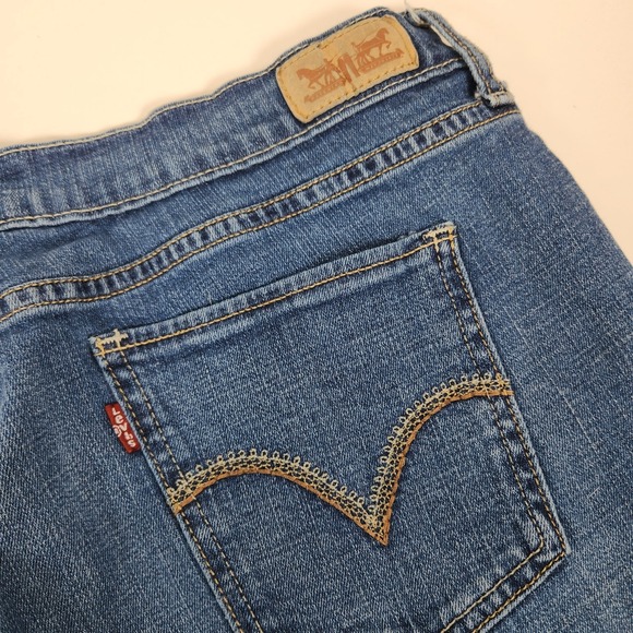 Levi Strauss 515 Boot Cut Womens 12L  W31/L34 Medium Wash Western Cowgirl - Picture 4 of 11